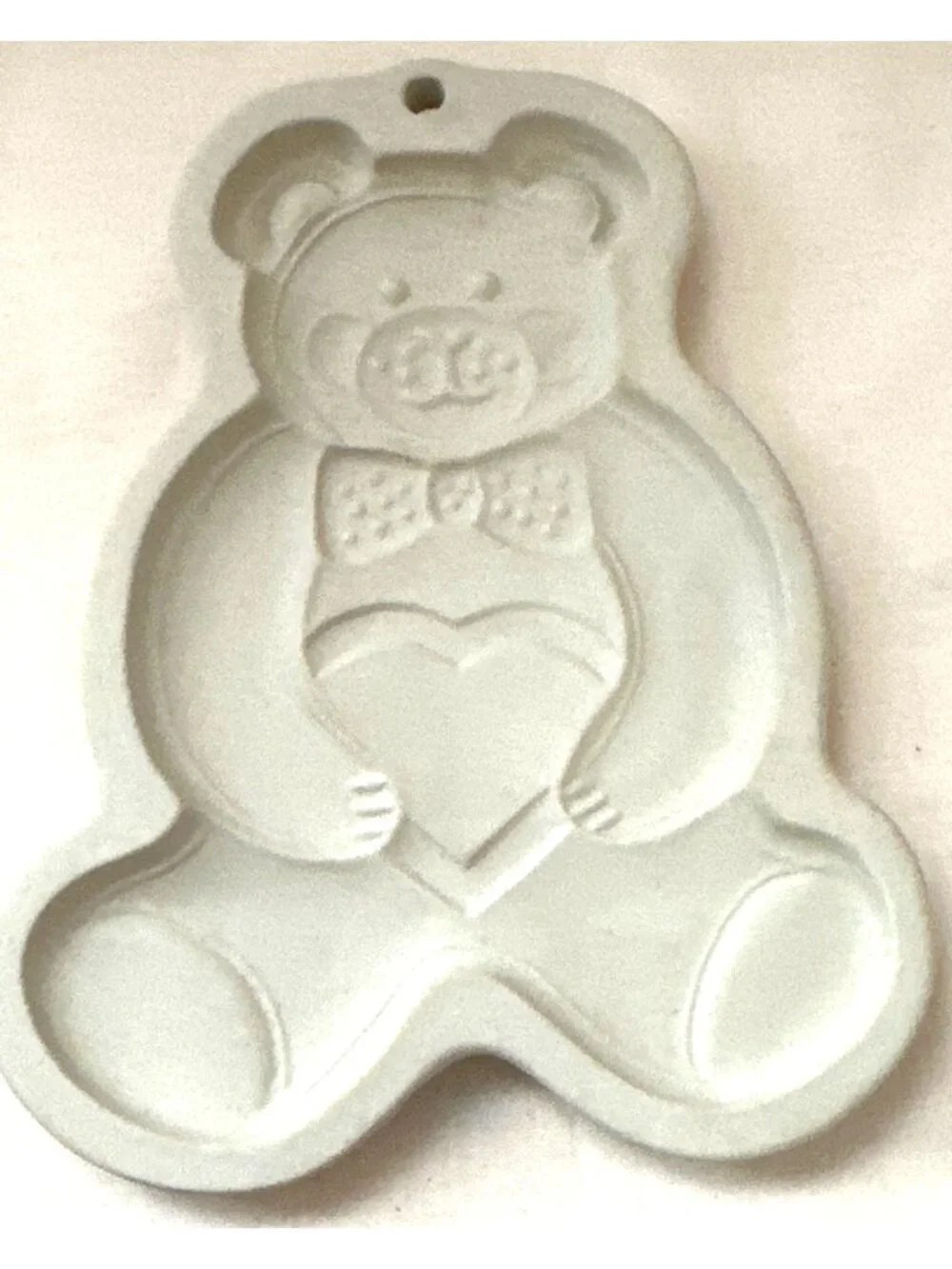 Teddy Bear Stoneware Cookie Mold Pampered Chef